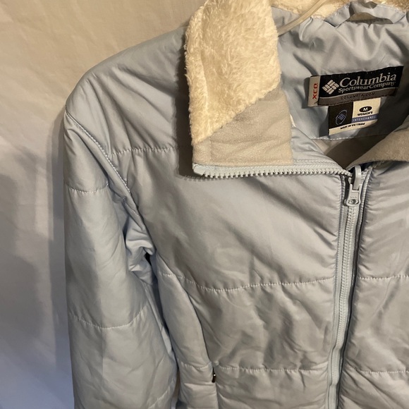 Columbia Interchange Snow Parka Women’s Size Medium Blue White Full Zip Two Pc - Picture 9 of 12